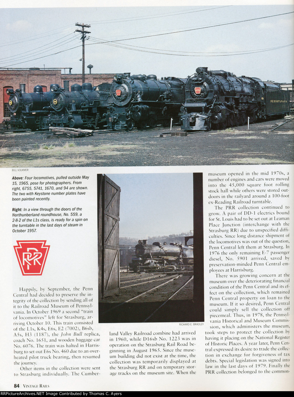 "PRR's Historical Collection," Page 84, 1996